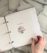 Load image into Gallery viewer, Mini Tab Dividers for Recipe Binder