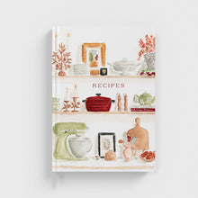 Load image into Gallery viewer, Autumn Kitchen Shelves Recipe Journal