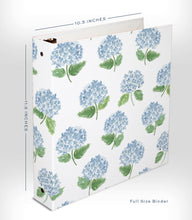 Load image into Gallery viewer, Hydrangea 3-Ring Binder