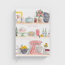 Load image into Gallery viewer, Kitchen Shelves Recipe Journal