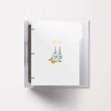 Load image into Gallery viewer, Mini Tab Dividers for Recipe Binder