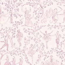 Load image into Gallery viewer, Nutcracker Toile Gift Wrap in Purple