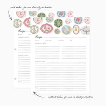 Load image into Gallery viewer, Plate Wall Recipe Filler Pages