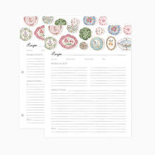 Load image into Gallery viewer, Plate Wall Recipe Filler Pages