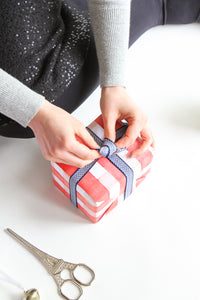 Red Gingham Gift Wrap