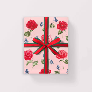 Roses and Violets Gift Wrap