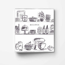 Load image into Gallery viewer, Black Kitchen Shelves 3-Ring Recipe Binder - Blemished