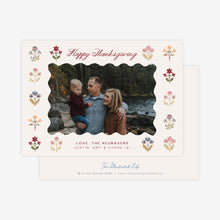 Load image into Gallery viewer, Block Print Holiday Photo Card