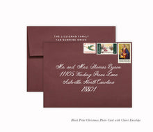 Load image into Gallery viewer, Christmas Photo Card Address Printing
