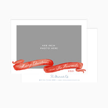 Load image into Gallery viewer, Christmas Banner Photo Card