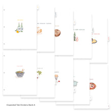Load image into Gallery viewer, Summer Kitchen Shelves 3-Ring Recipe Binder