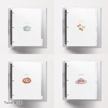 Load image into Gallery viewer, Deluxe  Tab Dividers for Recipe Binder - Blemished