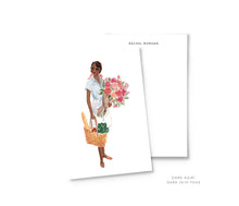 Load image into Gallery viewer, farmer's market personalized fashion illustration stationery summer the illustrated life
