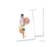 Load image into Gallery viewer, farmer's market personalized fashion illustration stationery summer the illustrated life