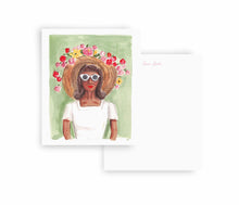 Load image into Gallery viewer, Hat Lady Personalized Stationery