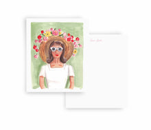 Load image into Gallery viewer, Hat Lady Personalized Stationery