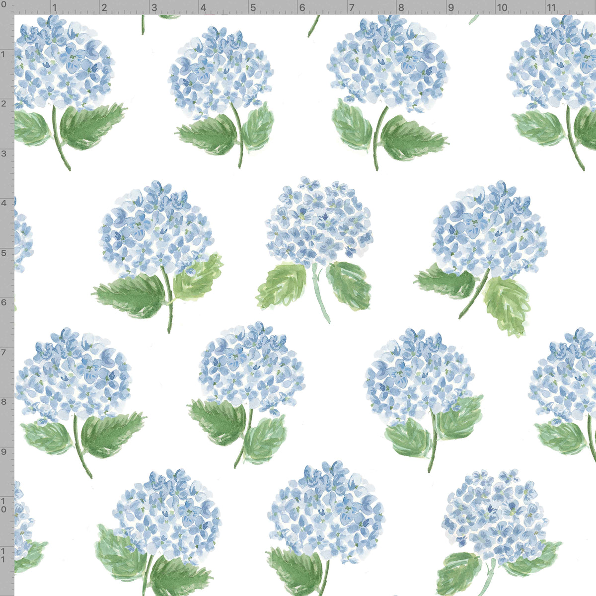 Blue Hydrangeas Gift Wrap – The Illustrated Life