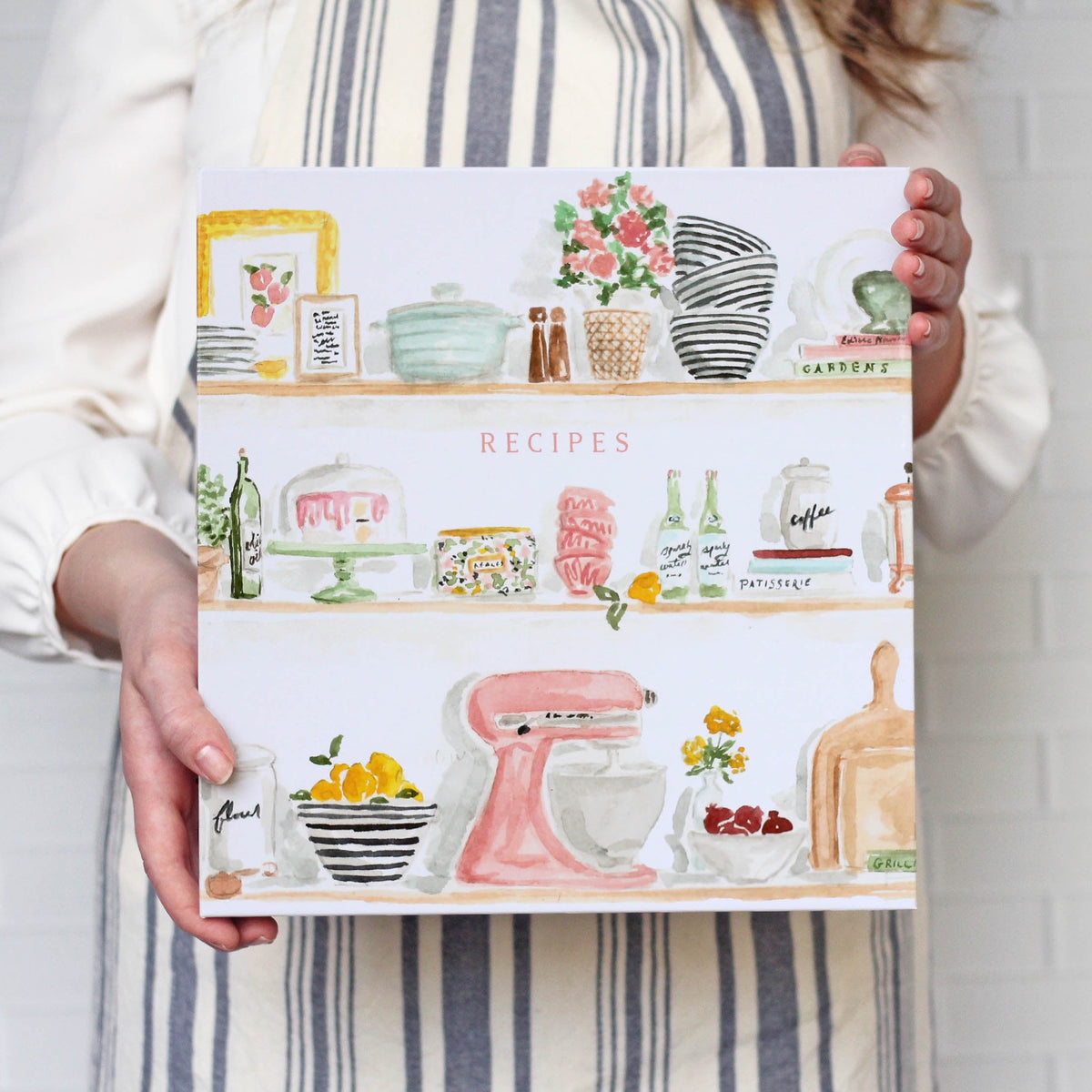 3 ring binder recipe card holder Kitchen Shelves 3-Ring Recipe Binder – The Illustrated Life