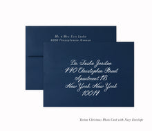 Load image into Gallery viewer, Christmas Photo Card Address Printing