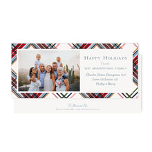 Load image into Gallery viewer, Tartan Holiday Photo Cards