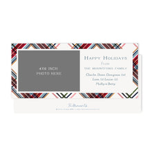 Load image into Gallery viewer, Tartan Holiday Photo Cards