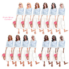 Load image into Gallery viewer, Culotte Girl Personalized Stationery