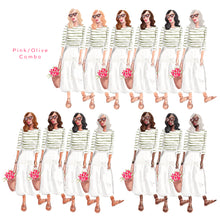 Load image into Gallery viewer, Culotte Girl Personalized Stationery