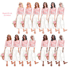 Load image into Gallery viewer, Culotte Girl Personalized Stationery