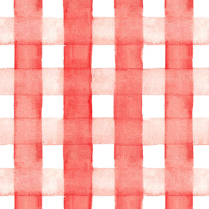 Red Gingham Gift Wrap