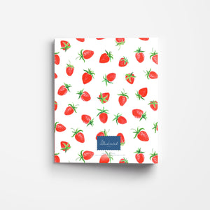 Strawberries 3-Ring Recipe Binder The Illustrated Life