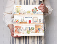 Load image into Gallery viewer, Summer Kitchen Shelves 3-Ring Recipe Binder - Blemished