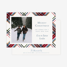 Load image into Gallery viewer, Tartan Holiday Photo Cards