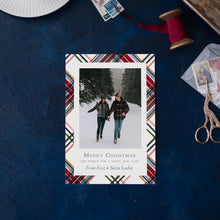 Load image into Gallery viewer, Tartan Holiday Photo Cards