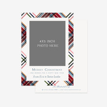 Load image into Gallery viewer, Tartan Holiday Photo Cards