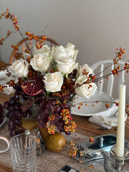 A Bountiful Thanksgiving Floral Arrangement