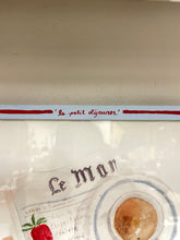 Load image into Gallery viewer, 'Le Petit Dejeuner' Original Watercolor in a Handpainted Frame