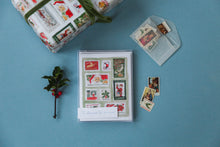 Load image into Gallery viewer, Holiday Postage Stamps Greeting Card