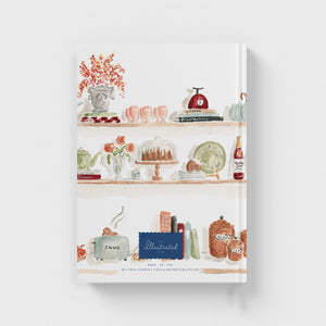 Autumn Kitchen Shelves Recipe Journal