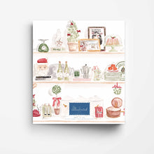 Load image into Gallery viewer, Christmas Shelves Recipe Binder