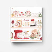 Load image into Gallery viewer, Christmas Shelves Recipe Binder