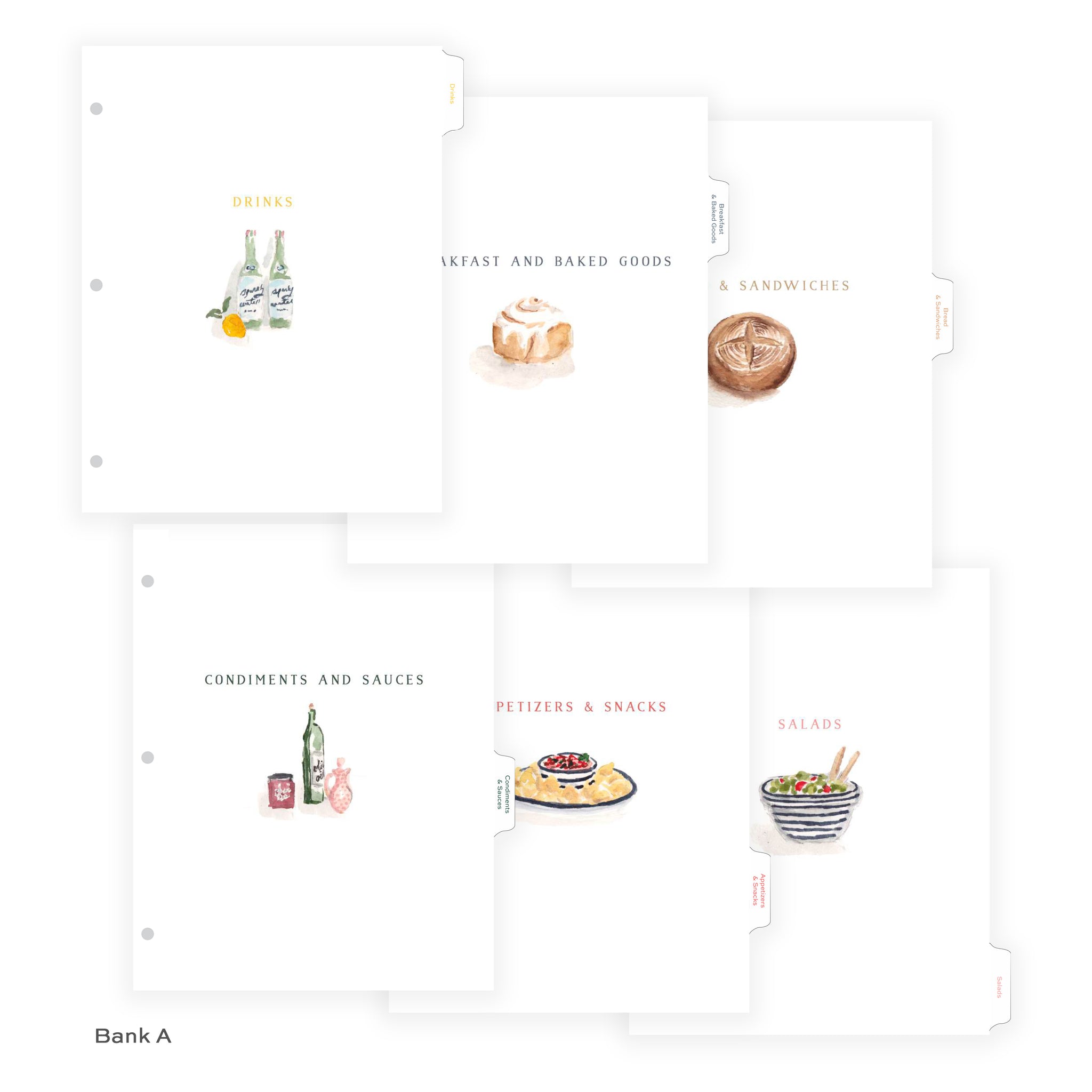 Vintage Recipe Binder Set - 8.5x9.5 Inch Organizer With Page Protectors & Recipe Cards Kitchen Recipe Collection Binder With Dividers Vintage Recipe Binder Set - 8.5x9.5 Inch Organizer With Page Protectors & Recipe Cards Kitchen Recipe Collection Binder With Dividers