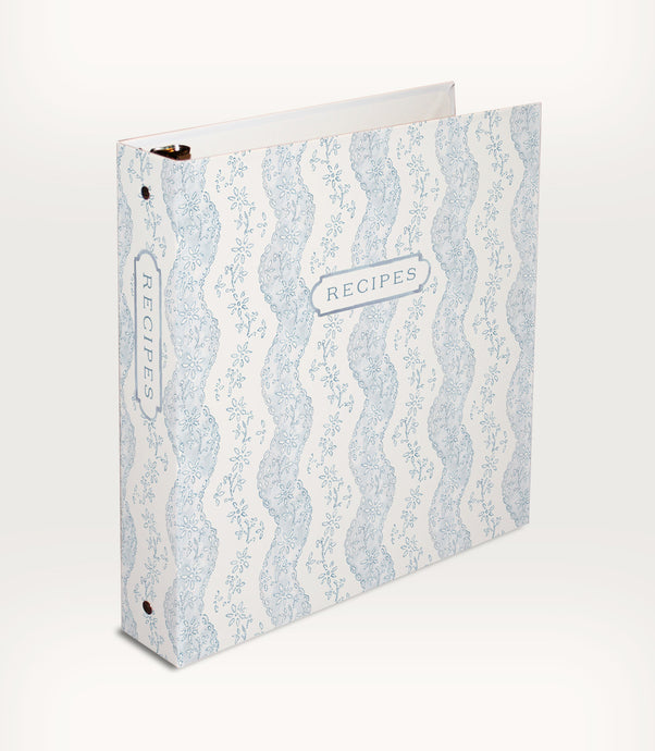 Eyelet Wave 3-Ring Recipe Binder