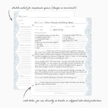 Load image into Gallery viewer, Recipe Filler Sheets - Eyelet Wave