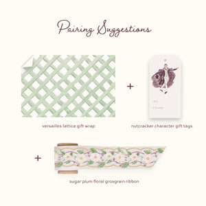 Sugar Plum Floral Grosgrain Ribbon