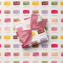 Load image into Gallery viewer, Macarons Wrapping Paper