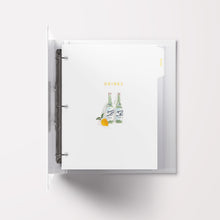 Load image into Gallery viewer, Mini Julia Child Customizable 3-Ring Recipe Binder