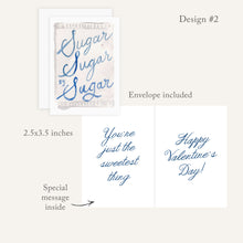 Load image into Gallery viewer, Sugar Packet Enclosure Cards - Set of 4