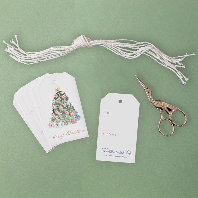 Petite Christmas Tree Gift Tags