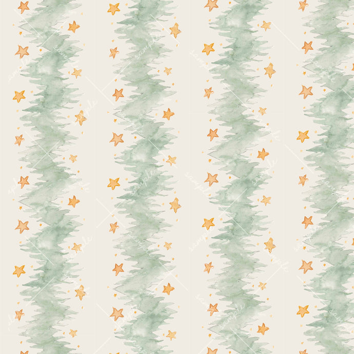 Pine Bough Chevron Gift Wrap