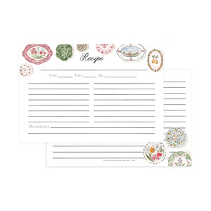 Plate Wall Recipe Cards